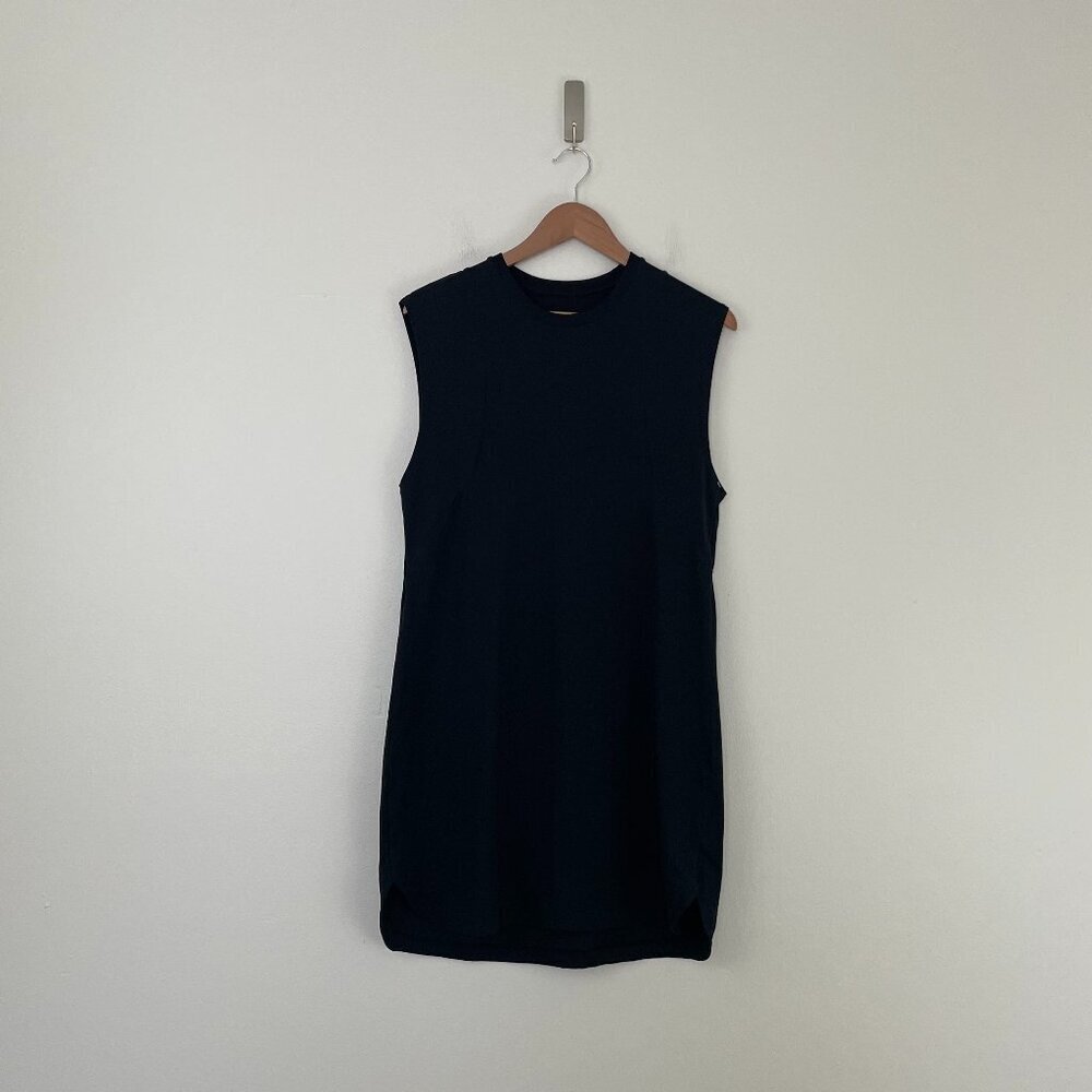Varley Black Naples Sleeveless Performance Mini Dress Size Small